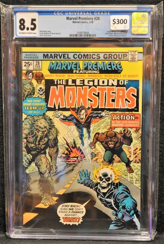 Marvel Premiere #28 CGC 8.5 KEY