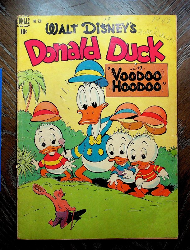 Four Color Series II #238 4.5 Very Good + Carl Barks cover.