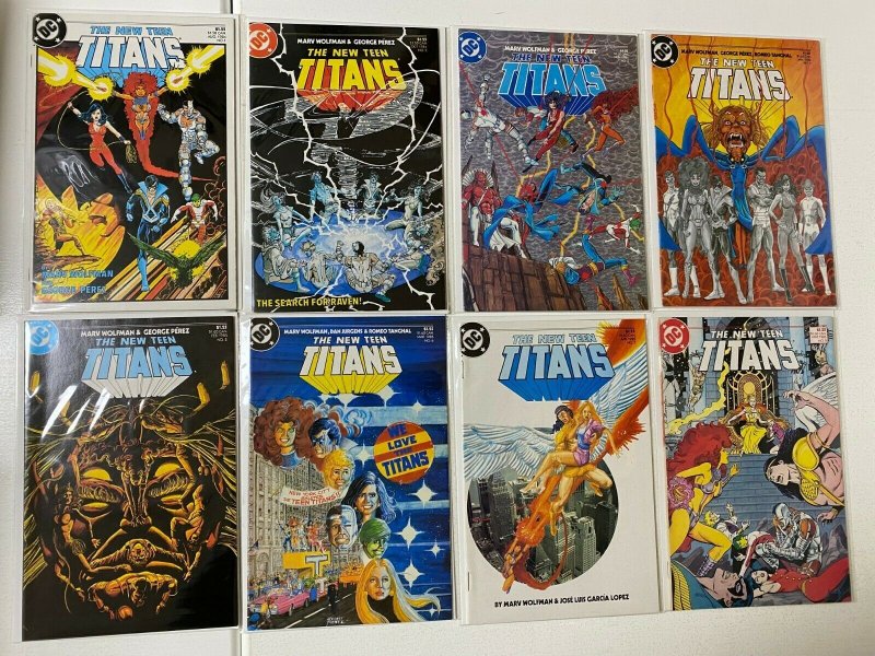 New Teen Titans lot 42 diff from:#1-50 avg 8.0 VF (1984-88)