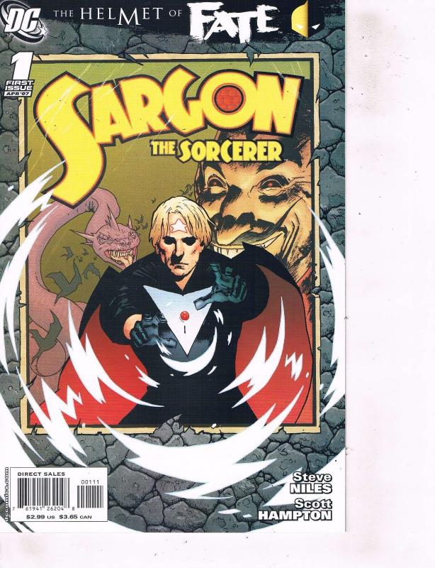 Lot Of 2 Comic Books DC Zauriel #1 and Sargon The Sorcerer #1  LH24