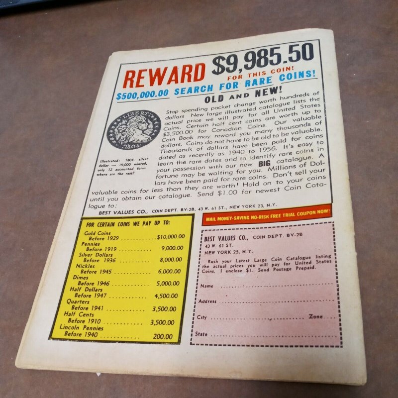 Hunk #5 charlton comics 1962 Silver age cartoon classic