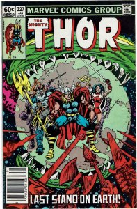Thor #327 (1966 v1) Iron Man Loki Newsstand NM-
