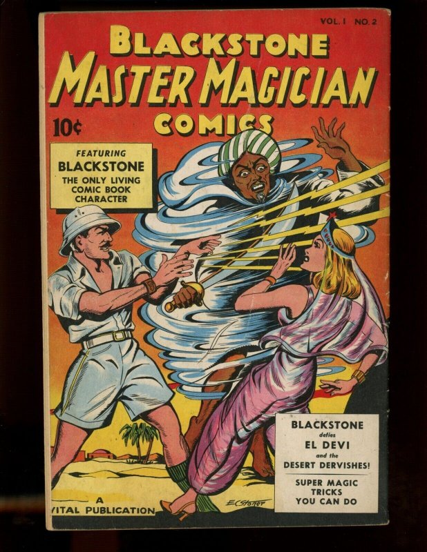 (1946) Blackstone Master Magician Comics #2 - THE GIRL WITHOUT A MIDDLE (5.0)
