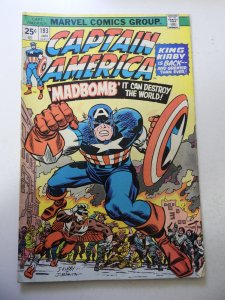 Captain America #193 (1976) FN+ Condition MVS Intact