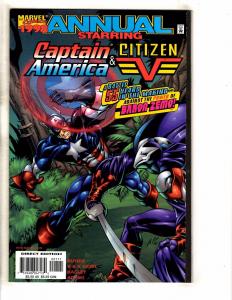 10 Captain America # 600 (2) + Annuals # 11 12 13 98' (2) 1999' 2000' 2001' TW53