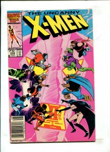 UNCANNY X-MEN #208 (NEWSSTAND) - HELLFIRE CLUB (6.5) 1986
