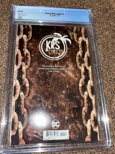 Batman Who Laughs 1, Warren Louw KRS Comics B, Minimal Variant, CGC Graded 9.8