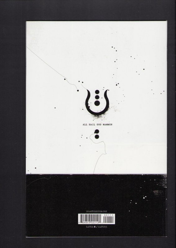 Black Monday Murders #1 - TOM COKER ART! (9.2) 2016