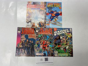 5 DC comic books Blood Syndicate #9 Stamp Album El Diablo #3 8 Atari 80 KM20