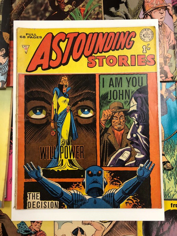 Astounding Stories #48 VG/F 5.0 approved comic DITKO COVER will power USA 