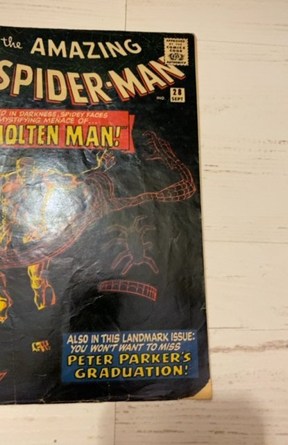 The Amazing Spider-Man #28 (1965)first molten man -See description