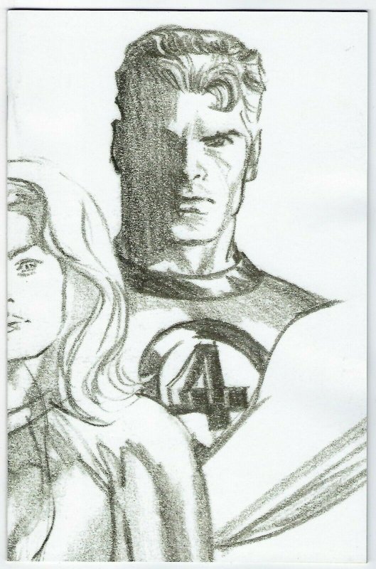 Fantastic Four # 24 Alex Ross 1:100 Timeless Sketch Variant set NM or Better