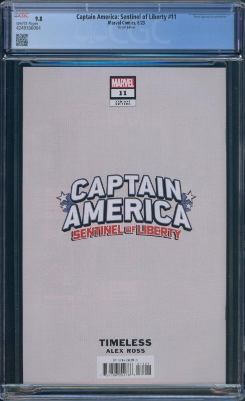 Captain America Sentinel of Liberty #11 CGC 9.8 Alex Ross Timeless Modok 2023