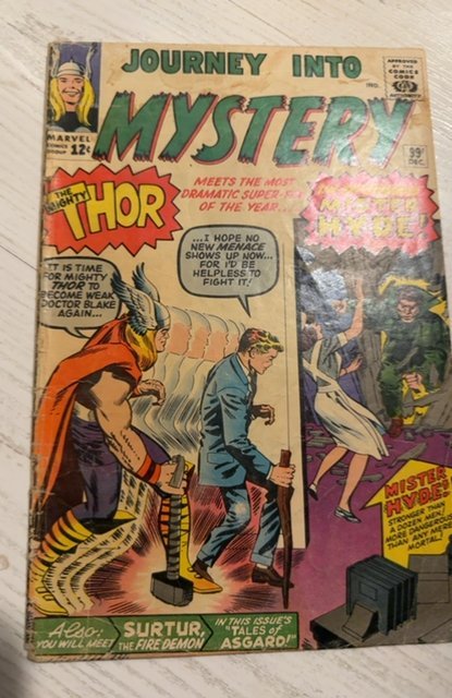 Journey Into Mystery #99 (1963)the mysterious mister Hyde see description