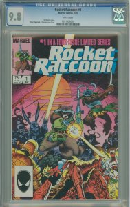 Rocket Raccoon #1 (1985) CGC 9.8 Beauty!!