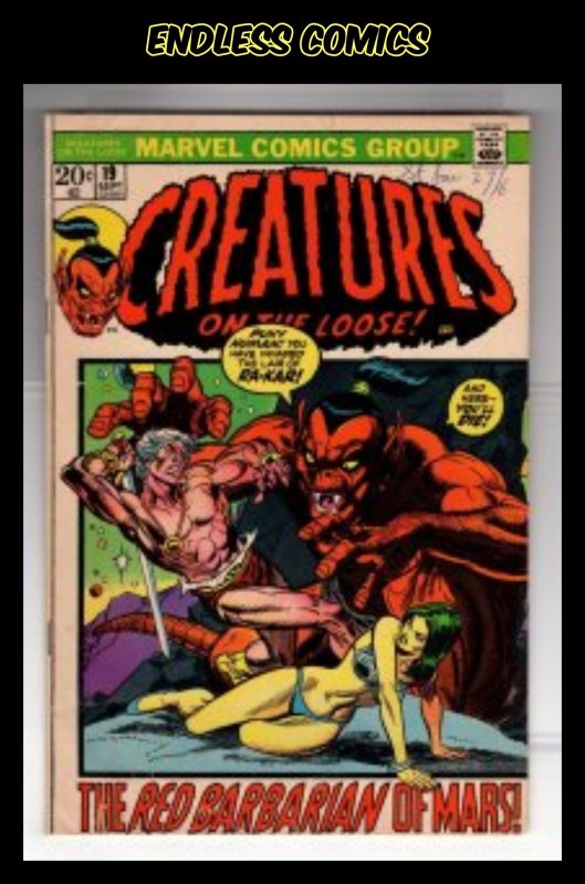 Creatures on the Loose #19 (1972)      / HCA5