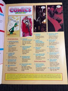 1988 COMICS SCENE Magazine #2 FN+ 6.5 Todd McFarlane Spider-Man / Early Venom