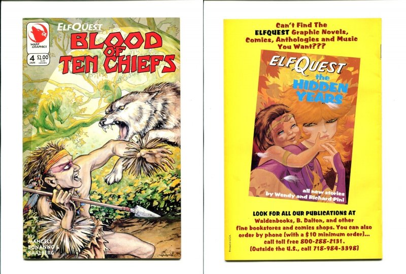 Elfquest: Blood of Ten Chiefs 20PC #1-20 - Complete Set (7.0-9.0) 1994