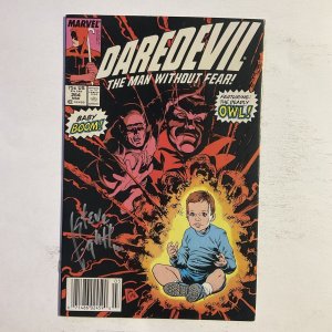 Daredevil 264 1988 Signed by Steve Lightle Newsstand Marvel VF very fine 8.0