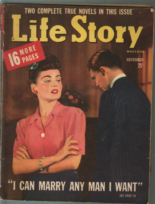 Life Story 11/1941-Army Husband-scandals-exploitation-sensationalism-pulp-VG