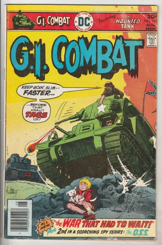 G.I. Combat #193 (Aug-76) VG Affordable-Grade The Haunted Tank