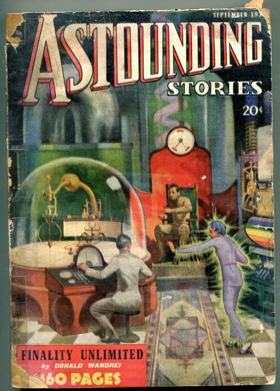 Astounding Stories Pulp September 1936- Finality Unlimited- reading copy