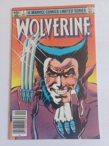 Wolverine #1 newsstand - Limited Series - KEY - Frank Miller - 1982 -NM