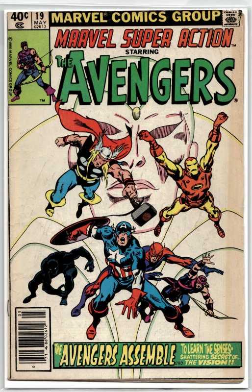 Marvel Super Action #19 (1980) The Avengers