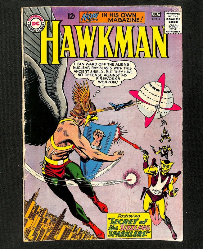 Hawkman #2 Sheldon Moldoff Artwork! Sizzling Sparklers!