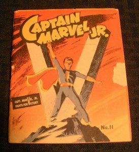 1947 CAPTAIN MARVEL JR #11 Fawcet Mighty Midget Comics GD 2.0 V for Victory War