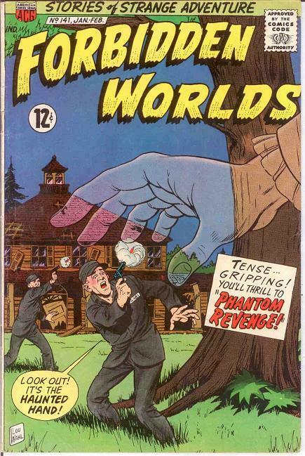 FORBIDDEN WORLDS 141 F+  Jan.-Feb. 1967 COMICS BOOK
