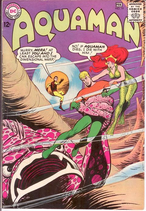 AQUAMAN 19 VG-F  Jan.-Feb. 1965 COMICS BOOK