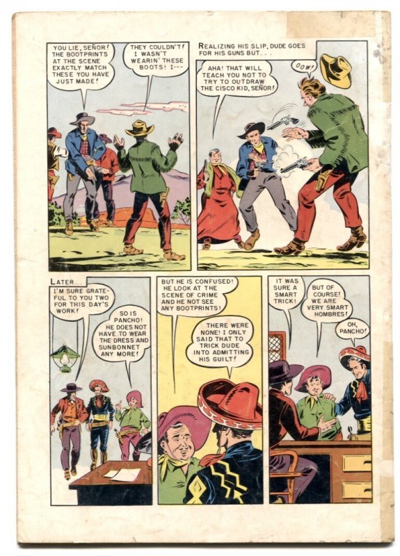 Cisco Kid #9  1952 - Dell  -G - Comic Book