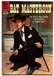 Bat Masterson #3 - 1960 - Dell comics - Gene Barry - PHOTO COVER