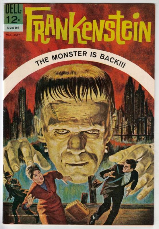 Movie Classic Frankenstein #12-283-305 (Mar-63) VF/NM High-Grade Frankenstein