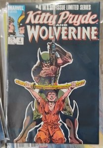 KITTY PRYDE AND WOLVERINE # 4   1985   marvel MINI SERIES OGUN CHRIS CLAREMONT