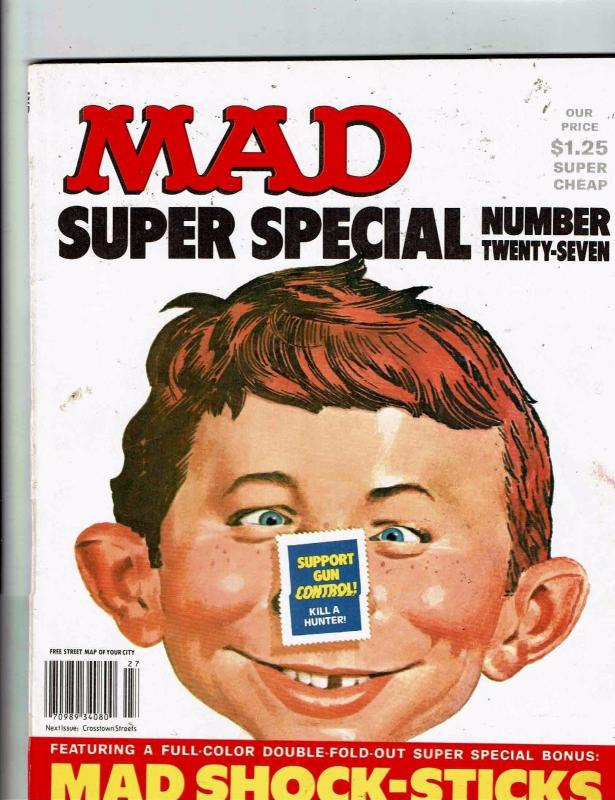 Mad Super Special # 27 Comic Book Magazine Comedy Parody Stamps Included J146