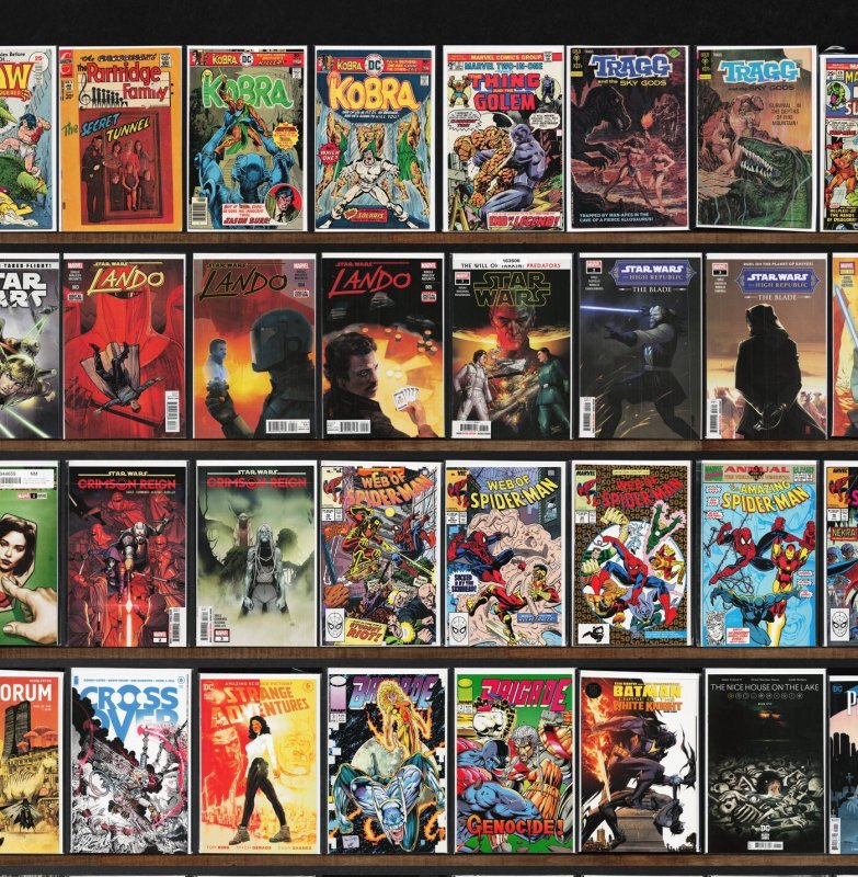 Huge Lot 150+ Comics with Decorum, Web Of Spider-Man, Star Wars & More!