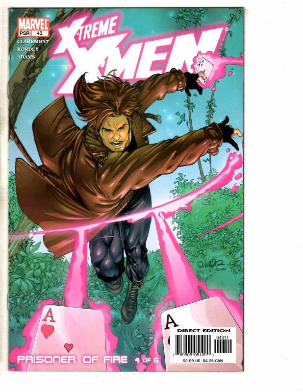 Lot Of 6 X-Treme X-Men Marvel Comic Books # 41 42 43 44 45 46 Wolverine J260