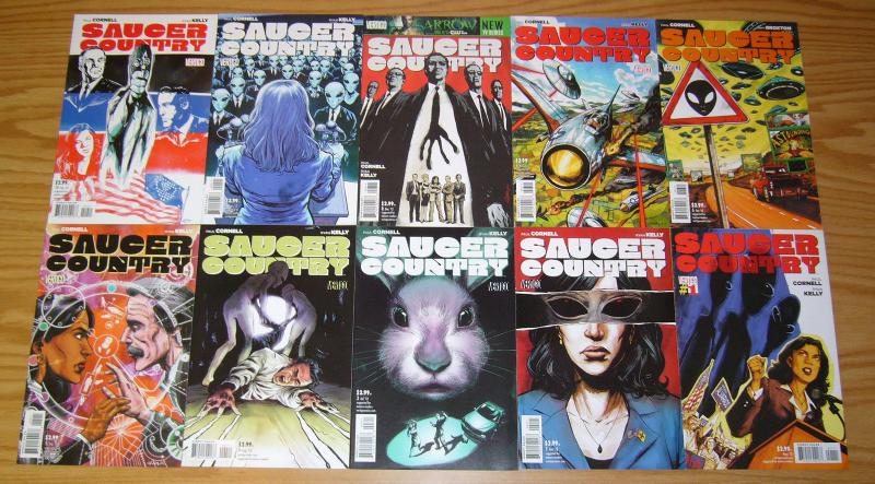 Saucer Country #1-14 VF/NM complete series - alien abduction/political thriller