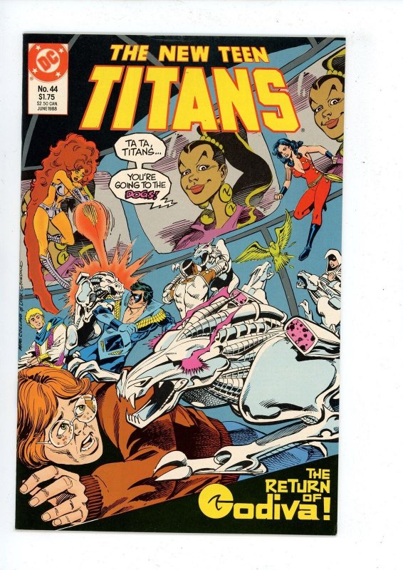 The New Teen Titans #44 (1988) Starfire DC Comics