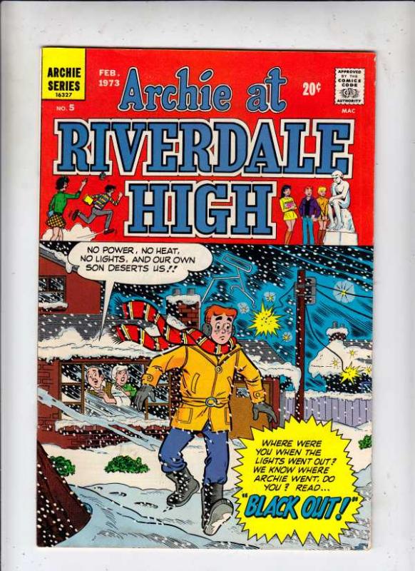 Archie At Riverdale High #5 (Feb-73) VG/FN Mid-Grade Archie