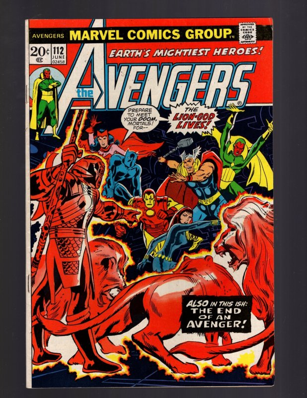 The Avengers #112 (1973) 1st appearance of MANTIS! / CR500-MB#1