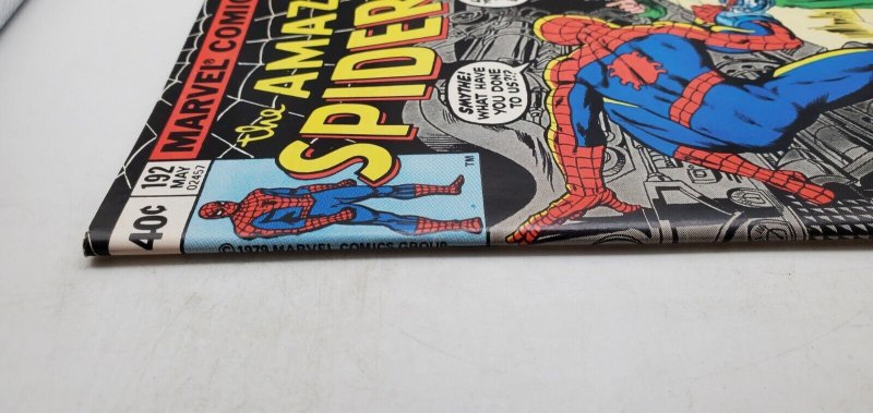 AMAZING SPIDER-MAN #192 DEATH OF PROF. SMYTHE HUMAN FLY APP. NM+