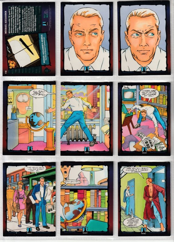 Dark Dominion # 0 Trading Cards  Rare Steve Ditko painted art ! 81 Cards !