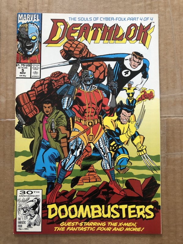 Deathlok #5 Direct Edition (1991)