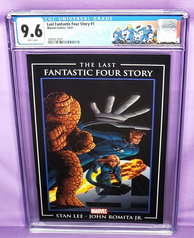 The Last Fantastic Four Story #1 CGC 9.6 Custom FF Label Stan Lee John Romita Jr