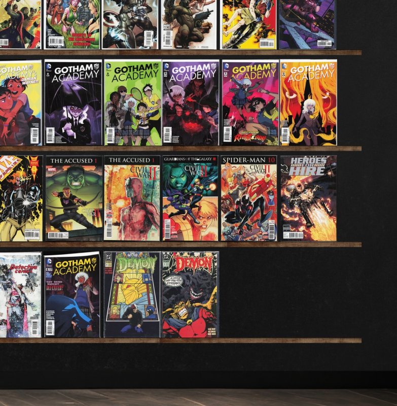 Huge Lot 150+ Comics with Green Lantern, Green Arrow, Gotham Academy & More!