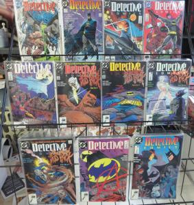 DETECTIVE COMICS #520-609, lot of 43 diff comics books 1982-1989 Batman DC VF/+