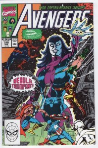 AVENGERS  #318 - 8.5 - WP - Spider-Man - Nebula Cover